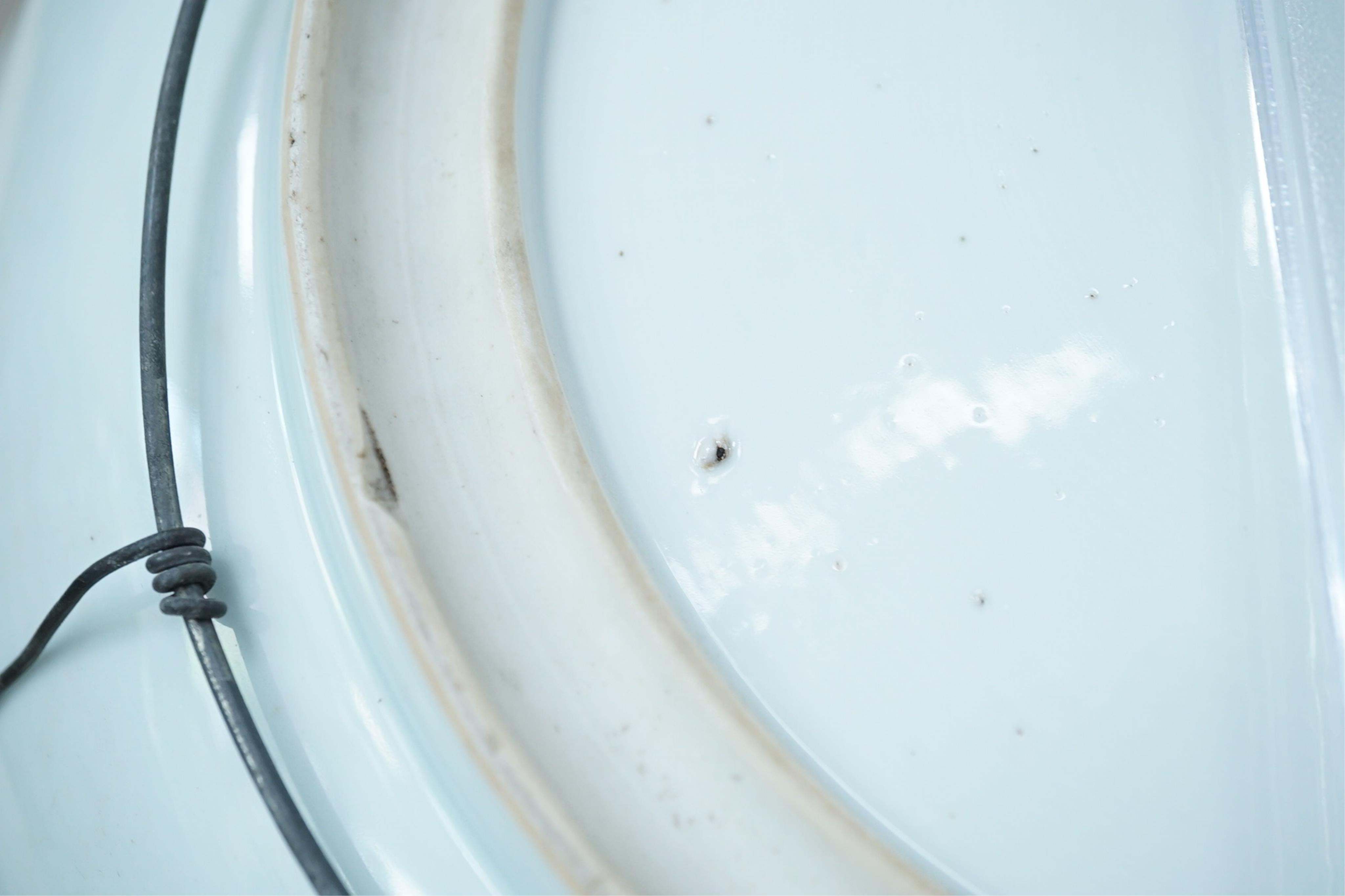 A Chinese blue and white ‘double phoenix’ dish, Kangxi period